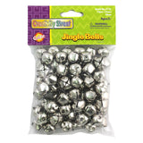 Chenille Kraft CK3114 Silver Jingle Bells, 0.8 Height, 3.9 Wide, 3.7 Length, 5/8 Diameter (72 per Package)