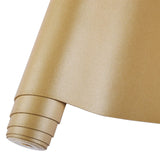 HGUAN Smooth Solid Color Golden Faux Leather 12X53(30cmX135cm),Faux Leather Sheets Roll Very Suitable for Making Crafts, Leather
