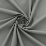 KKJIAF 1 Yard Grey Cotton Fabric 61 Inch Wide, Soft & Breathable Cotton Broadcloth Fabric for Sewing Clothes, Apparel, Costume,