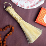 Satvik 1 Pc Banana Broom/Jhadu for Puja |Mandir/Temple EcoFriendly Handcrafted Broom for Puja Room | Banana Stem Leaf Fibre Bro