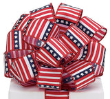 #9 Stars and Stripes Patriotic Wired Ribbon 20yds
