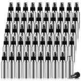 Tessco 2.7oz/ 80ml Aluminum Fine Mist Spray Bottles Reusable Metal Atomizer Bottles Fine Mist Sprayer Essential Oil Storage with