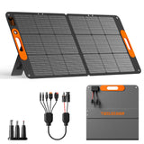 110W Portable Solar Panel for Jackery/EF/Bluetti/Anker/Goal Zero Power Station, IP68 Waterproof, 24% Efficiency, MC4 Output, ETF