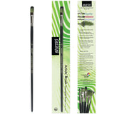 Brustro Artists Greengold Acrylic Brush Filbert Series 1800 - Size - 10 | Ideal For Oil, Acrylic Painting On Paper, Canvas, Fine