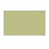 Ghent Caramel Vinyl Bulletin Board, 4.5 x 8.5, Aluminum Frame, Made in the USA