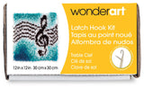 Wonderart Treble Clef Latch Hook Kit, 12 X 12