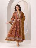 Libas Women'S Cotton Kurta Sets (99090O_Mustard_L)