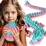 Large Dragon Eggs with Dragon Inside, 3D Printed Surprise Funny Gifts for Kids, Articulated Dragon Fidget Toys for Adults, Execu