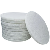Tonmp 10 Pack 5 Inch 2000 Grits Multipurpose Scrubber Scouring Pads Flocking Scuff Pads -Hoop and Loop Scuff Pads Conditioning D