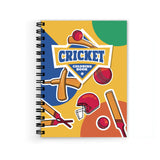 Plan To Gift Cricket Club Spiral Wiro Unruled Blank Pages Notebook Diary Journal Drawing Book SizeA5(6X9 Inches) (Cricket Club)