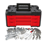 CRAFTSMAN Socket Set, 262-Piece Mechanic Tool Set, 1/4, 3/8, 1/2 Drive, SAE / Metric, (CMMT45307)