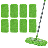 HGVRA Reusable Microfiber Mop Pads, Compatible with Sweeper Sweeping Mopping pad Refills Cloths for Surface/Hardwood Floor Clean