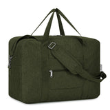 For Spirit Airlines Personal Item Bag 18x14x8 Foldable Travel Duffel Bag Underseat Carry on Luggage for Women and Men 30L (Army