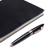 Coi Black Cute Diary Notebook Vintage Faux Leather A5 Travel Journal For An Awesome Friendly Kids For Stylish Girls And Boys W