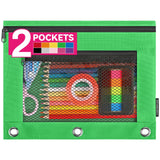 Forvencer Adorable Zipper Pencil Pouch, Cute Zipper Pouch for 3-ring Binders, Sturdy Binder Pouch with Smooth Zippers, Perfect f
