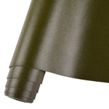 HGUAN Smooth Solid Color Olive Green Faux Leather 12X53(30cmX135cm),Faux Leather Sheets Roll Very Suitable for Making Crafts, Le
