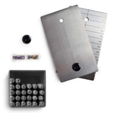 ColdTi Titanium Bitcoin Cryptocurrency Seed Plates for Extremely Durable Cold Storage (2 Plates w/ 1 Punch Set & AntiTamper S