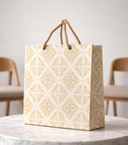 KOSY Paper Gift Bag for Gifting and Return Gifts Eco Friendly Reusable Printed Paper Carry Bag with Elegant Golden Print Design