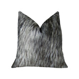 Plutus Brands Plutus Siberain Husky Handmade Throw Pillow, 26 X 26, Gray White Black