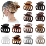 Sisiaipu 12Pcs Hair Clips for Women 1.8 Inch Small Claw Clips for Thin Hair Medium Hair Claw Clips for Thick Hair Accessories fo