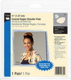 Dritz 1/2 Covered Raglan, 1 Pair, Beige Shoulder Pads, 1/2Inch, 2 Count