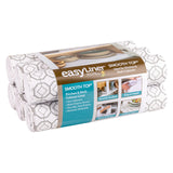 Smooth Top EasyLiner for Cabinets & Drawers - Easy to Install & Cut to Fit - Shelf Paper & Drawer Liner Non Adhesive - Non Slip