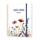 Academic Planner 2025-2026, 8.5 x 11 Weekly & Monthly Calendar from July 2025-June 2026, 12 Month Daily Planner with Tabs & El