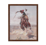 Poster Master Vintage Cowboy Poster - Retro A Bad Hoss Print - Wild West Art - Western Art - Horse Riding Art - Gift for Men & W