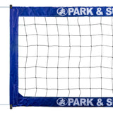 Park & Sun Sports Regulation Size Indoor/Outdoor Professional Volleyball Net with Steel Cable Top and Bottom, Blue, One Size