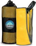 Youphoria Microfiber Travel Towel Fast Drying Lightweight - Quick Dry Towel for Camping, Beach, Backpacking, Hiking, & Sport Sun