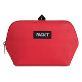 PackIt Freezable Snack Bag, Poppy, Built with ECOFREEZE Technology, Collapsible, Reusable, Zip Closure, Designed For Keeping Sna