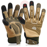DEX FIT Work Gloves MG310 Impact, Durable, Heavy Duty Grip, Anti-Vibration, Shock Absorbing, Comfort Fit, Touchscreen Capable, W