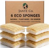 Natural Loofah Dish Sponges by Jant Co. Kitchen Sponges