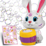ArtCreativity Bunny Bubble Machine for Toddlers - Bunny Rabbit Bubble Blower Machine Toy for Kids with Refill Solutions, Music,
