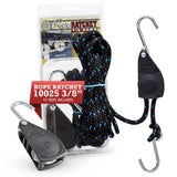 Rope Ratchet 3/8 Block & Tackle Pulley Hoist, Rope Hoist Pulley System with Hanger, 15 Solid Braided Polypropylene Rope, Hea