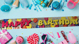 PartyAnthem Foil Happy Birthday Balloon Design Banner