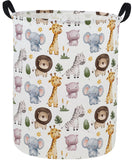 DDBASKET Kids Laundry Basket Animal Hamper for Nursery Boy and Girl Cute Kids Toys Storage Bin Organizer Room Decor for Home(Zoo