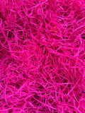 BNs Easter Basket Grass Shredded Tissue Paper Grass for Easter Decoration Hamper Filling and Gift Packaging (200 Gm) (Dark Pink