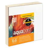Ampersand Art Supply Watercolor Painting Panel: Museum Series Aquabord, 7/8 Inch Flat Profile, 6 x 6