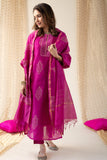 Anni Designer Women'S Rayon Blend Straight Printed Kurta With Pant & Dupatta (Mangai Pink-Vks01_S_Pink_Small),Pink,S,,,