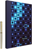 Paperkraft Beethoven Lissome - Blue Ball Pen(Pack Of 1)|Elegant & Classic Silver Finish|Premium Gifting Products|All Metal Body|