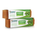 Himalaya Botanique Whitening Antiplaque Toothpaste with Bamboo + Sea Salt, Fluoride Free, for Gentle Whitening, 4 oz, 2 Pack