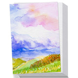 60 Sheets Watercolor Paper Bluk, 140lb/300GSM Cold Press Water Color Paper 5 x 7 Inch, Small Off-White Watercolor Drawing Paint