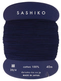 Sashiko Thread Thinner Weight 40m Col. 216 -Dark Navy- Japanese Embroidery & Quilting by Yokota