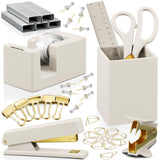 Aesthetic Desk Accessories Set - A Complete Desktop Organizer Set For Women Enhances Any Office Decor - An Office Supplies Kit w