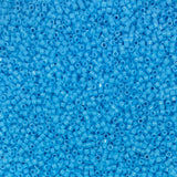Miyuki Delica 11/0 Seed Beads - Glass Beads Bulk 5 Grams & Size 1.6mm 1000 Pieces Glass Seed Beads Light Blue (DB725)