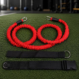 TRENDYNEST Dual Resistance Band for Sprint Training, Agility, and Strength Partner Overload Training Rope for Athletes