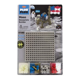 PLUS PLUS - Baseplate Builder - Moon, Apollo 11 Space Playset - Base Accessory for Building and displaying - Construction Buildi