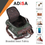 Adisa Faux Leather Backpack Bag For Women & Girls (Bp065-Grn),Green,,B0DZHR9MJX
