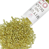 Miyuki Delica Seed Beads - Size 11/0 (1.6 mm), DB1835, Duracoat Galvanized Zest, 7.2 g, Approx. 1440 Beads, Made in Japan